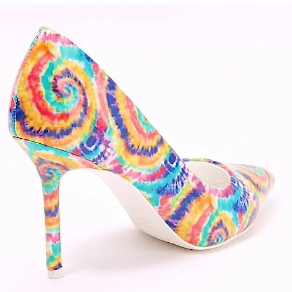 Katy Perry Sissy Pointed Toe Tie Dye Heeled Pump